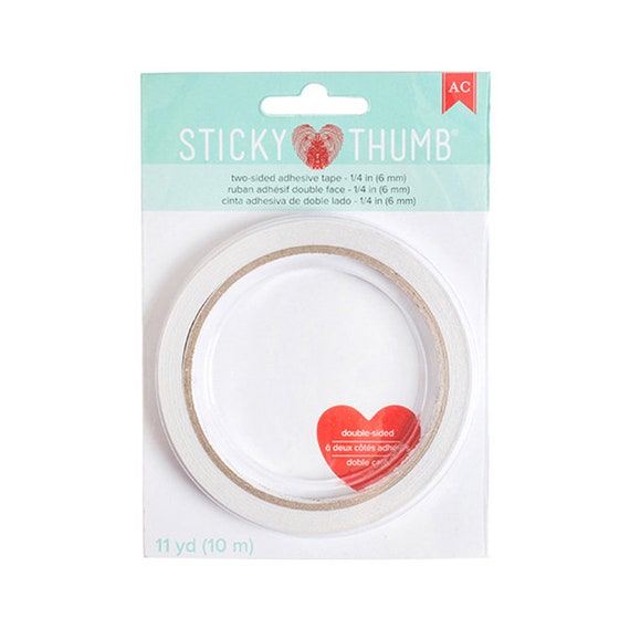 Sticky Thumb Double-sided Tape 1/4x11 Yards-clear 340265 by American Crafts  