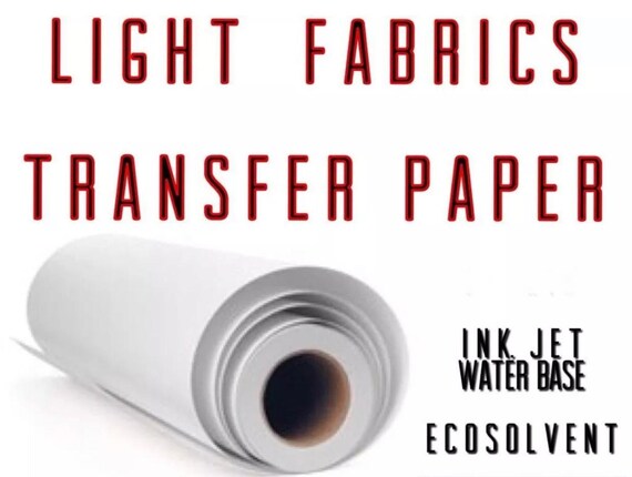 Light Fabrics Ink-jet Heat Transfer Paper Roll 24x100 