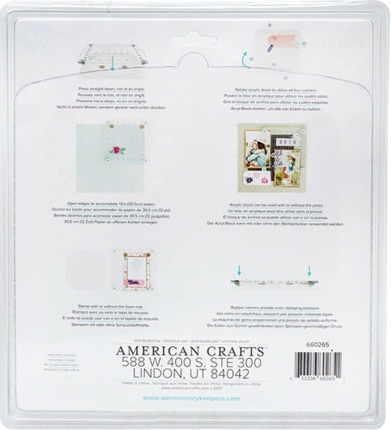 American Crafts Tool We R Memory Keepers PRECISION PRESS Etsy