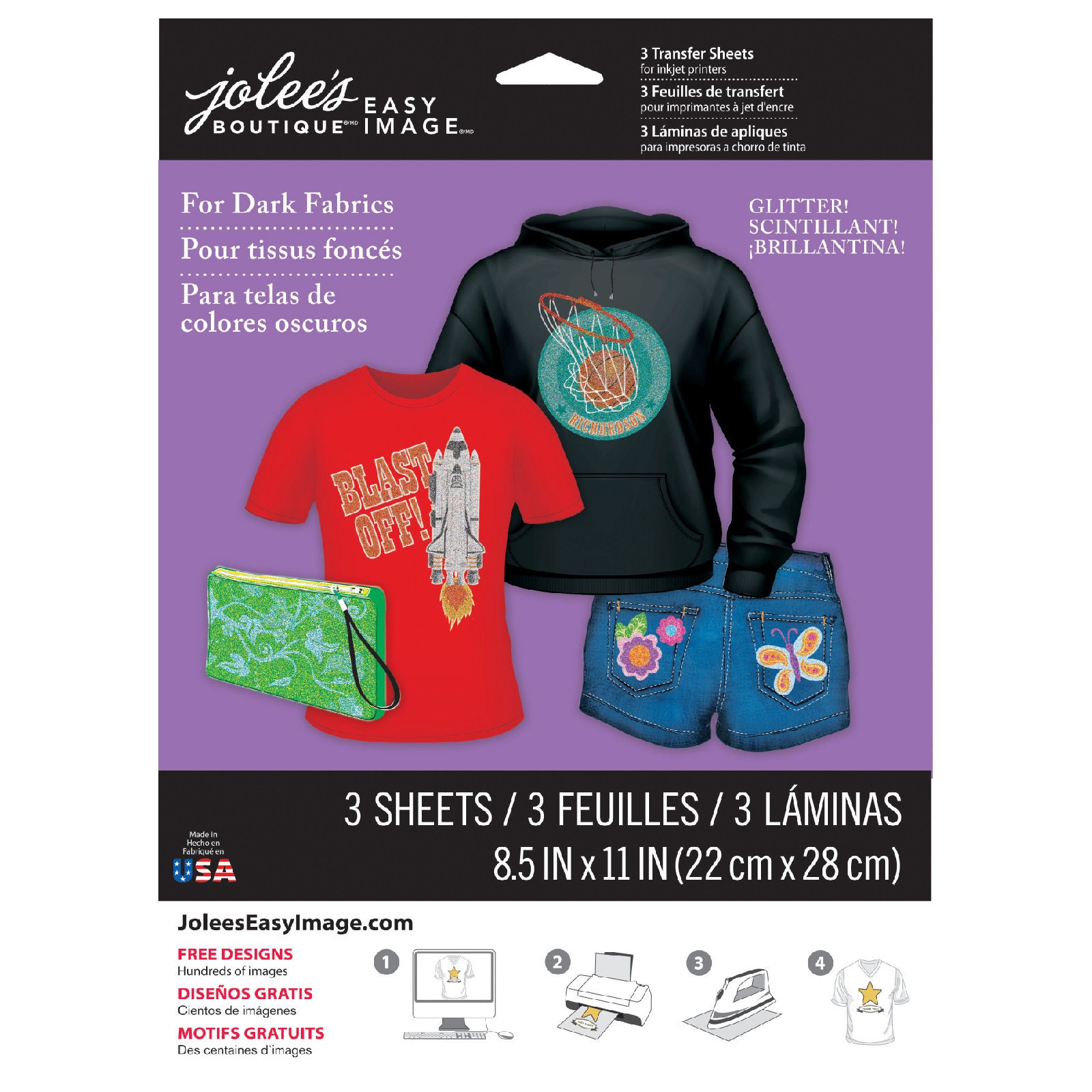 Jolee's Easy Image Transfer 8.5x11 3 Sh/pkg Etsy