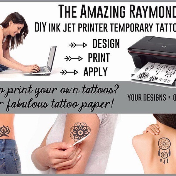 Temporary Tattoo Jet Etsy temporary-tattoo-jet-etsy