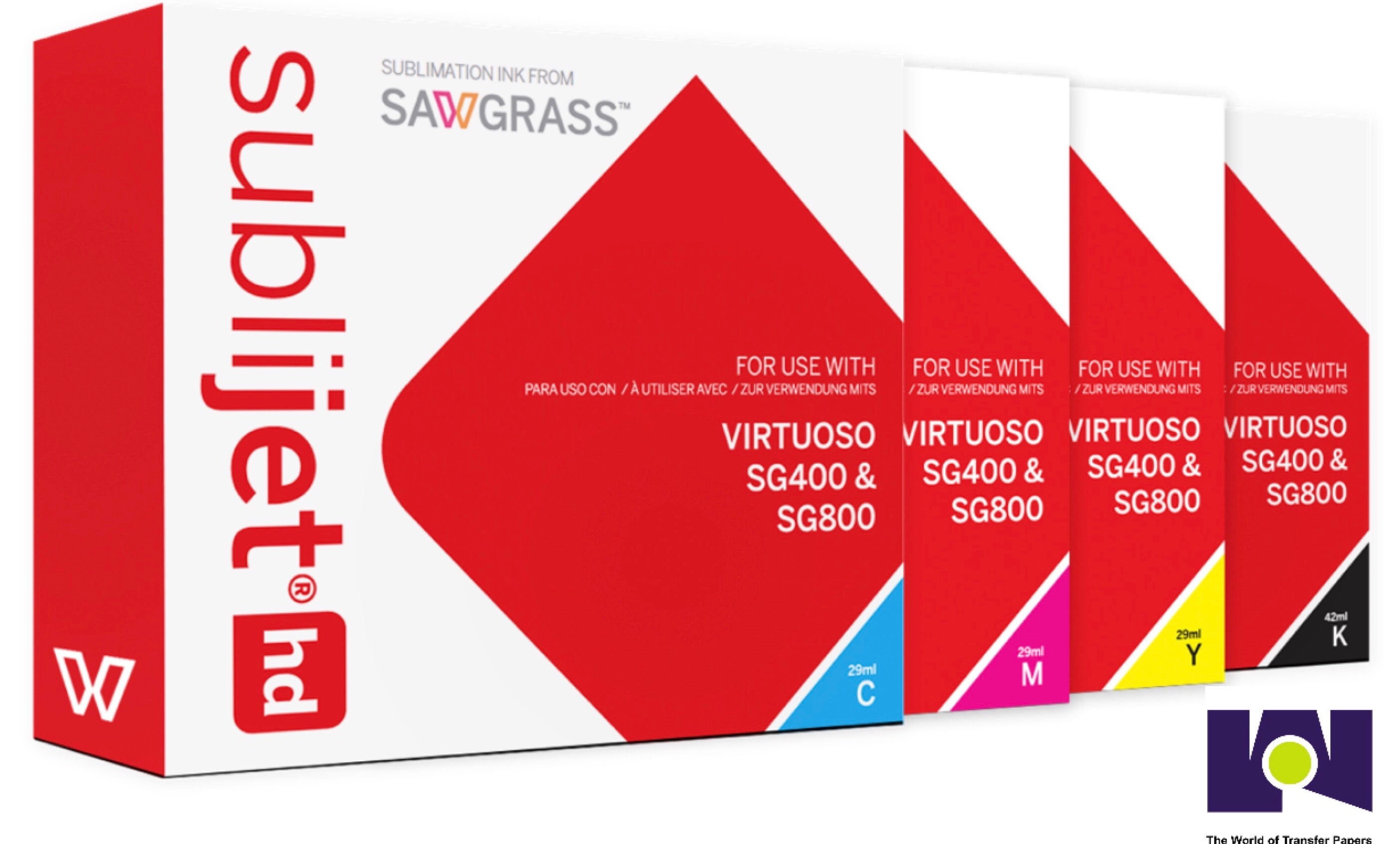 Sawgrass Ink Virtuoso Cartridge SG400/SG800 Black 100Sh Sublimation Paper 