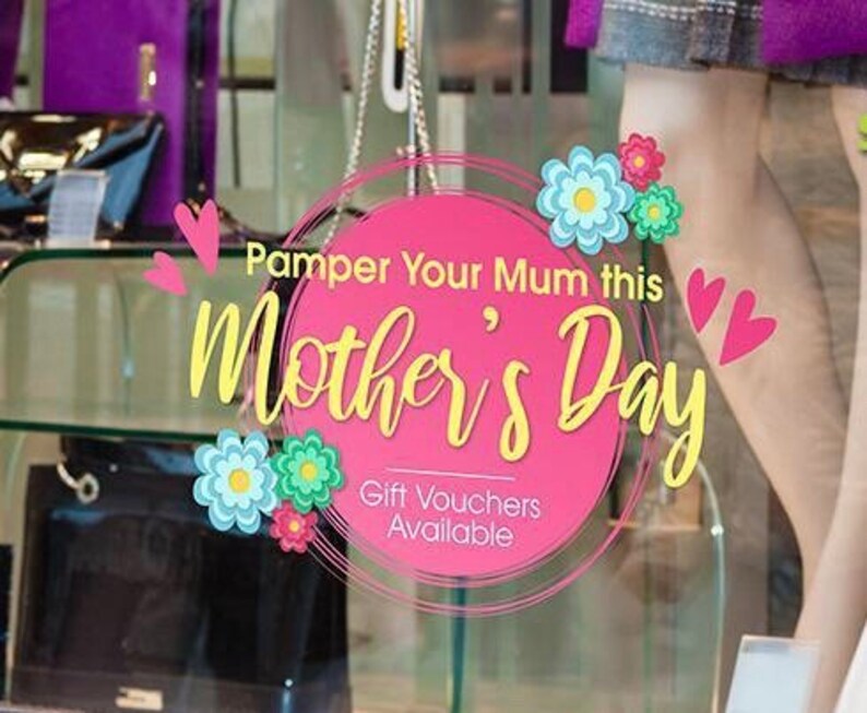 InkJet Static Clear Cling Window Labela Decals Etsy