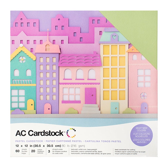  12 x 12-inch White AC Cardstock Pack by American Crafts