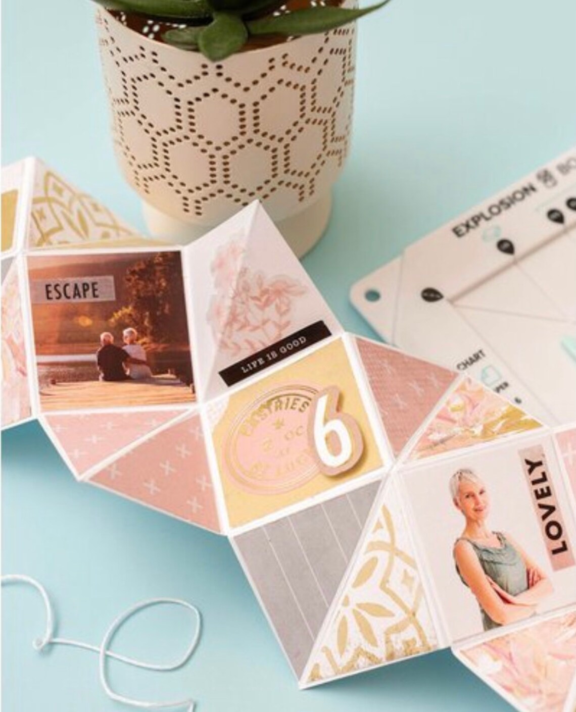 American Crafts We R Memory Keepers Punch Board Explosion Etsy