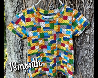 Camiseta de algodón Lego de 18 meses
