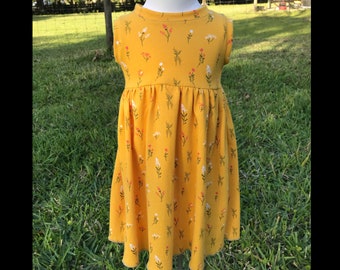 2t Sleeveless Floral Dress