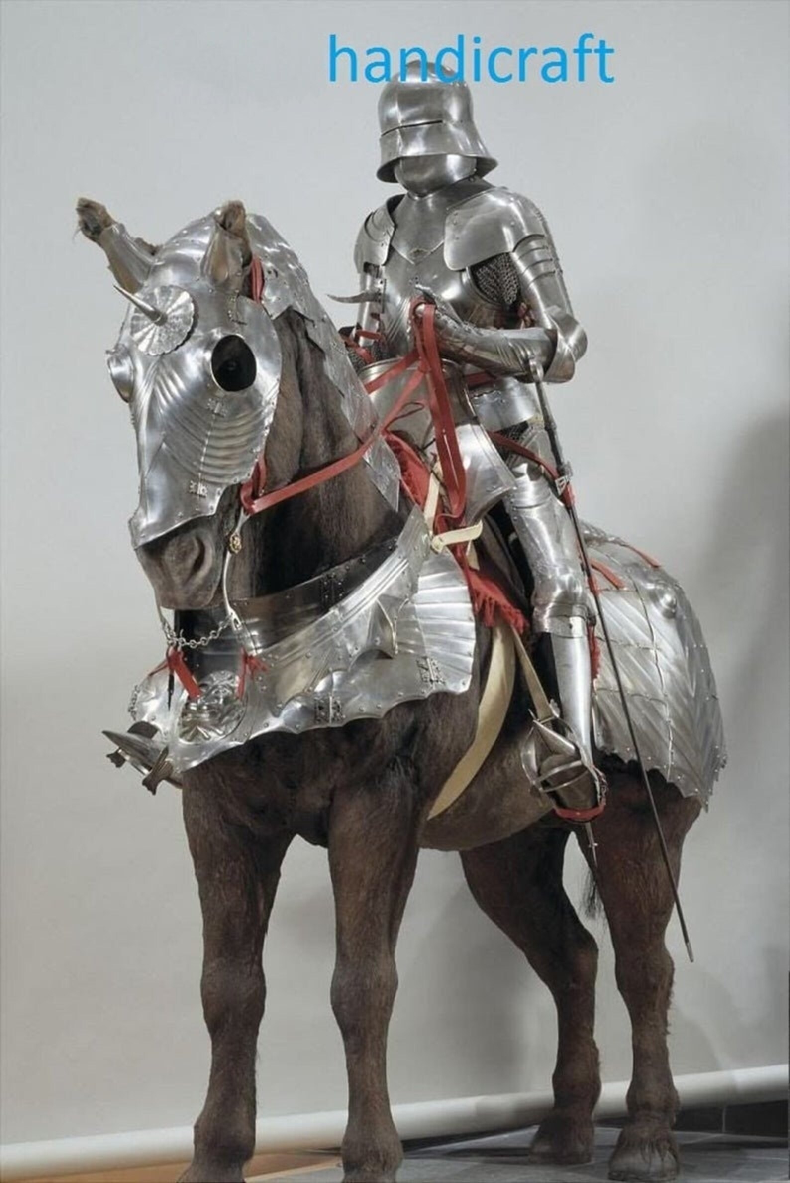 Medieval Horse Armor of 16th Century German Armour Suit Costume Etsy