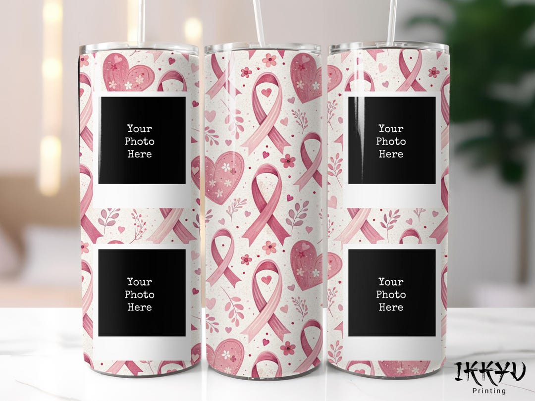 Breast Cancer Awareness Pink Ribbon Photo Frame 4 Pictures Collage ...