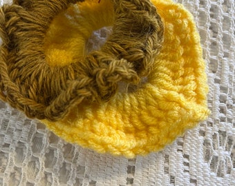 Crocheted Hair Scrunchies