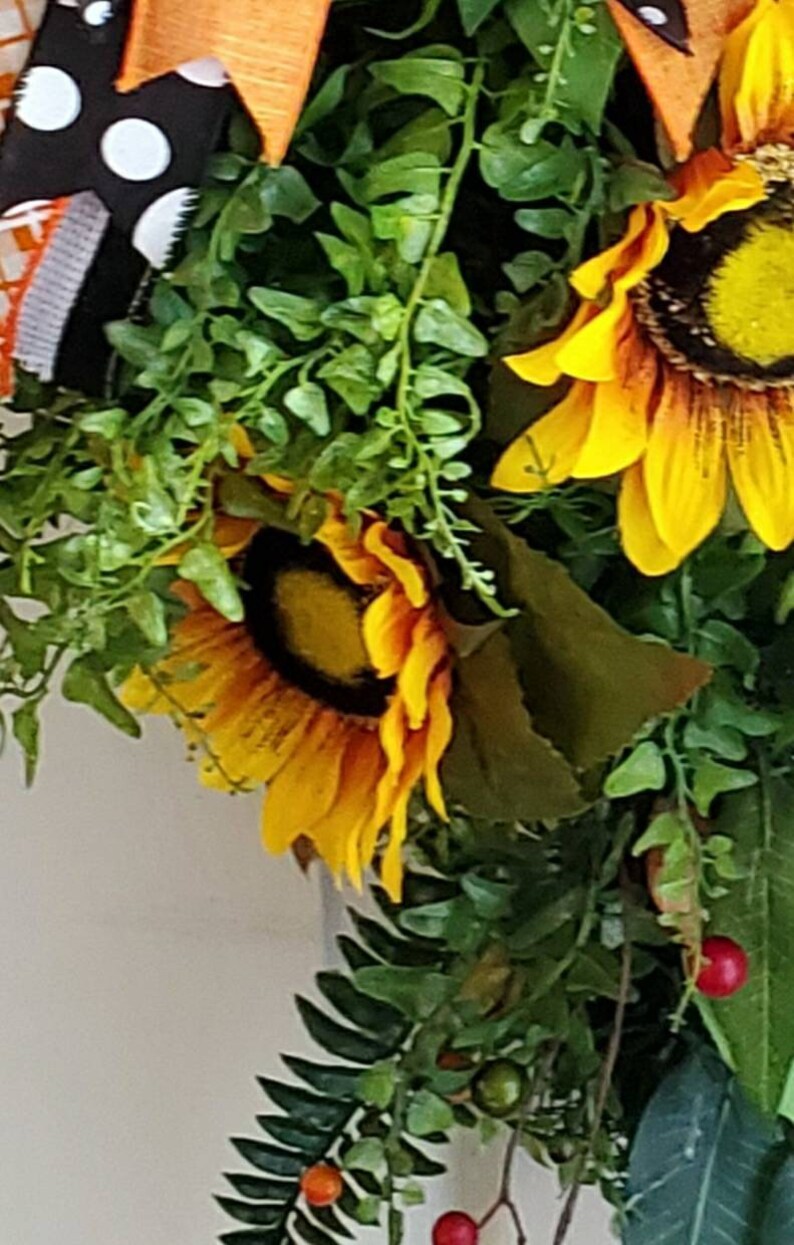 Sunflower Kitchen Decor Blackwhite Kitchen Item Teardrop Etsy