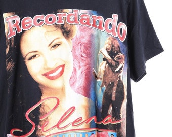 Vintage 90s Selena Dreaming Of You Bootleg All Over Print Shirt - M