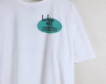 Vintage 1996 Bebop & Destruction T-Shirt Rare Skip Williamson Will Records - XL