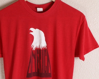 Camiseta Vintage 70s America (The Band) - Talla Mediana