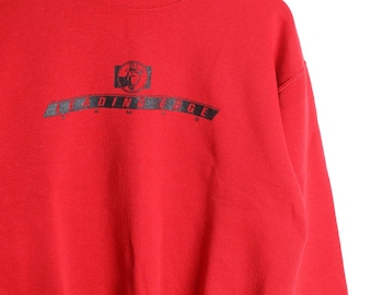 Muy rara vintage 1980s leading edge gaming crewneck sudadera - L