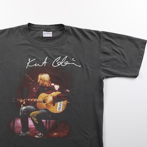 Vintage 90s Single Stitch Kurt Cobain T-shirt - Medium - Etsy