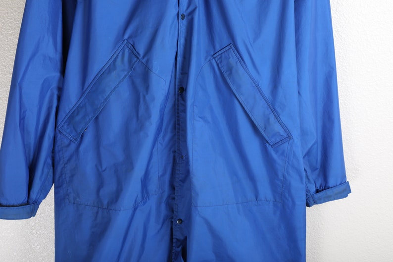 Vintage 80s Patagonia Cagoule thigh-length Jacket in Royal - Etsy