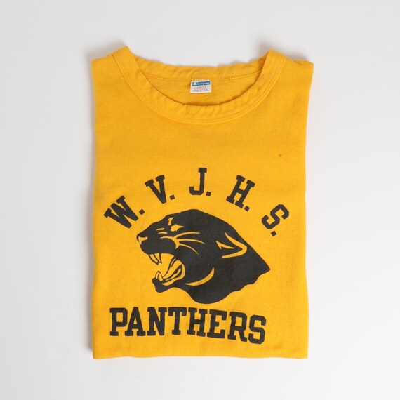 Vintage 70s Champion Panthers Football Style T-shirt - Medium - Etsy
