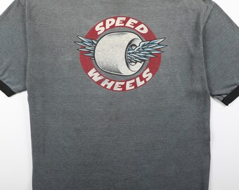 Vintage 1990s Santa Cruz Speed Wheels Ringer T-shirt - Large - Etsy