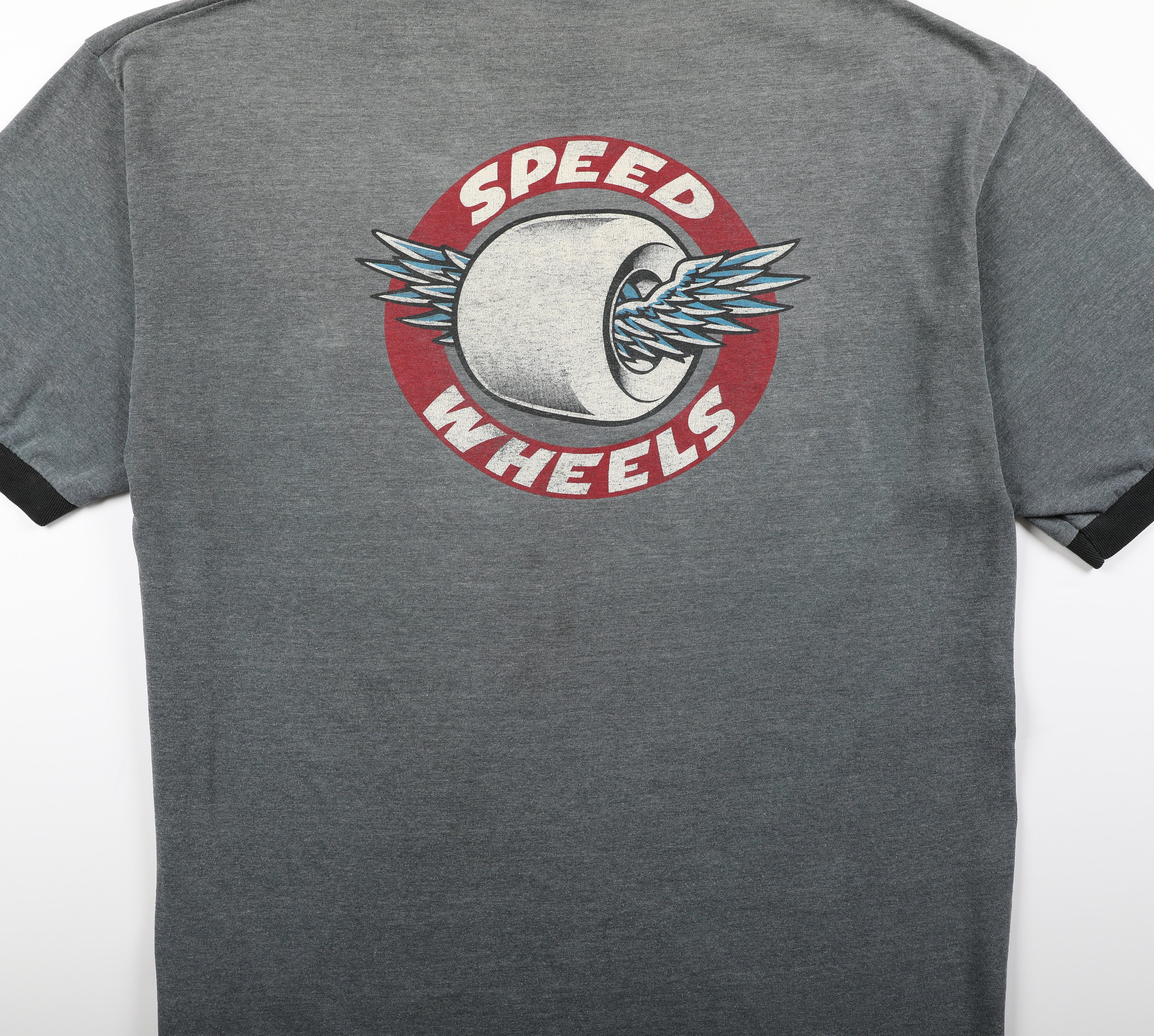 SANTA CRUZ SPEED WHEELS Tシャツ L Vintage 1990s Santa Cruz Speed Wheels Ringer T-shirt - Large - Etsy