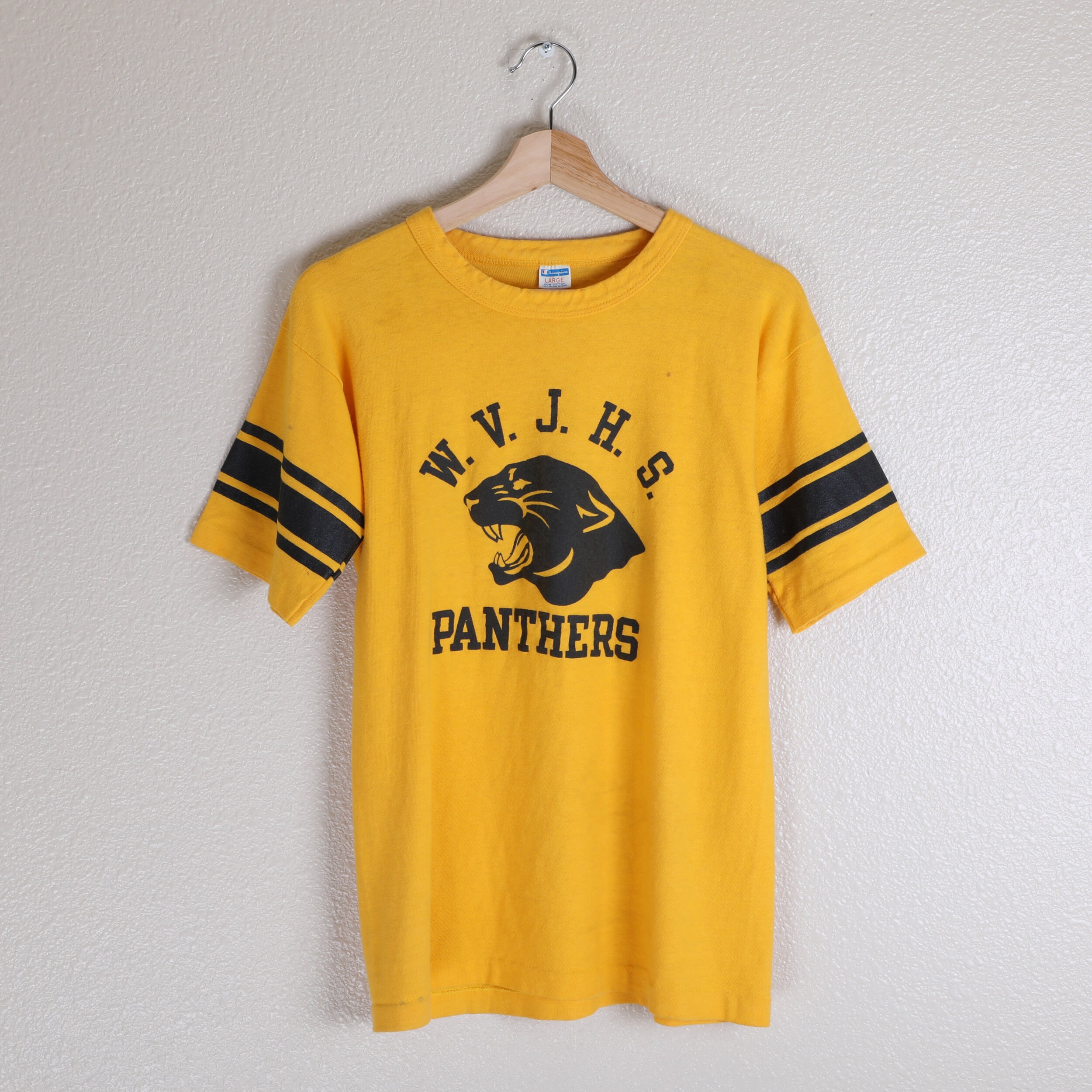 Vintage 70s Champion Panthers Football Style T-shirt - Medium - Etsy