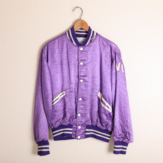 Vintage 50s 1950s Fitt-Bro Athletic Satin Jacket … - image 2