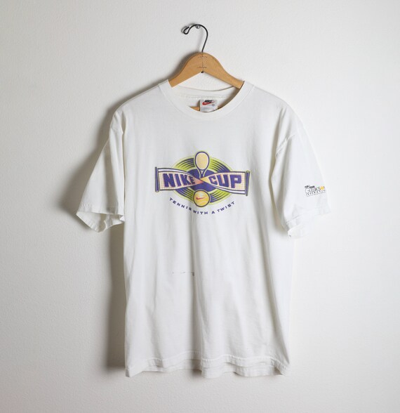 Vintage 90s Nike Cup Tennis T-shirt Ft 