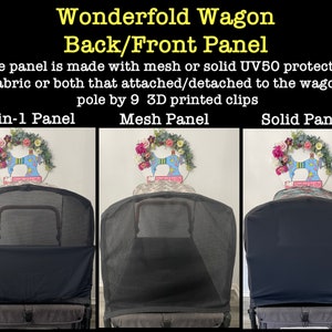 Black Side Panel for WonderFold Wagon