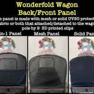 Black Side Panel for WonderFold Wagon