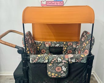 Boho Floral Cotton Seat Covers and More Accessories for WonderFold, Keenz,Famileasy, Rainbow Baby Wagon|Made to Order|