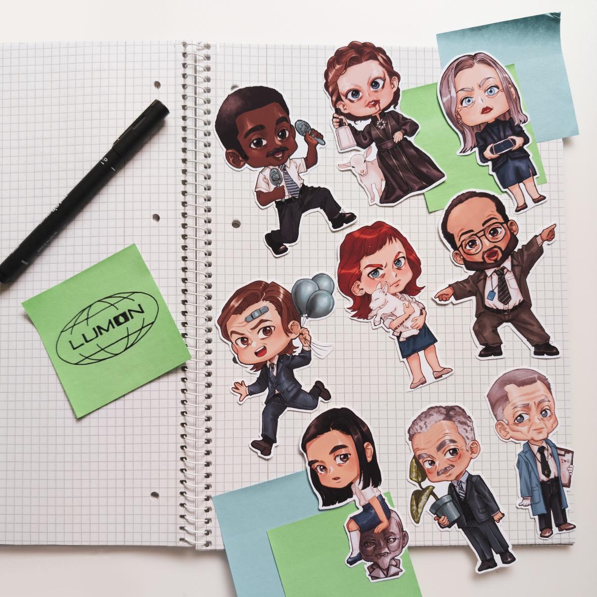 Helly R Sticky Note Chibi Sticker Severance Helly R. - Etsy