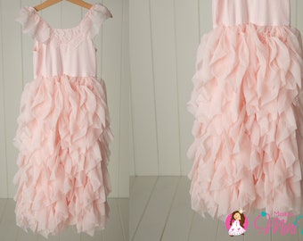 De Feuilles Madchen Rockabilly Kleider Kinder Armellos