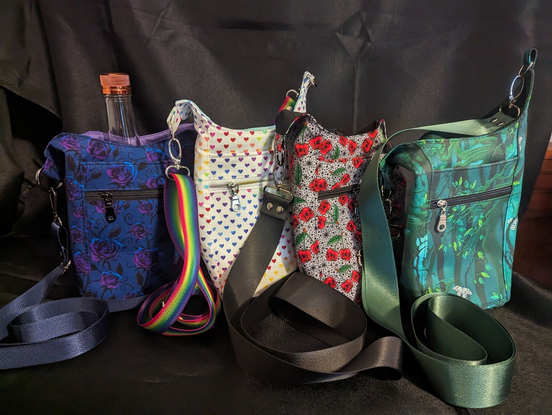 Crossbody Water Bottle Holder H2O to Go Etsy