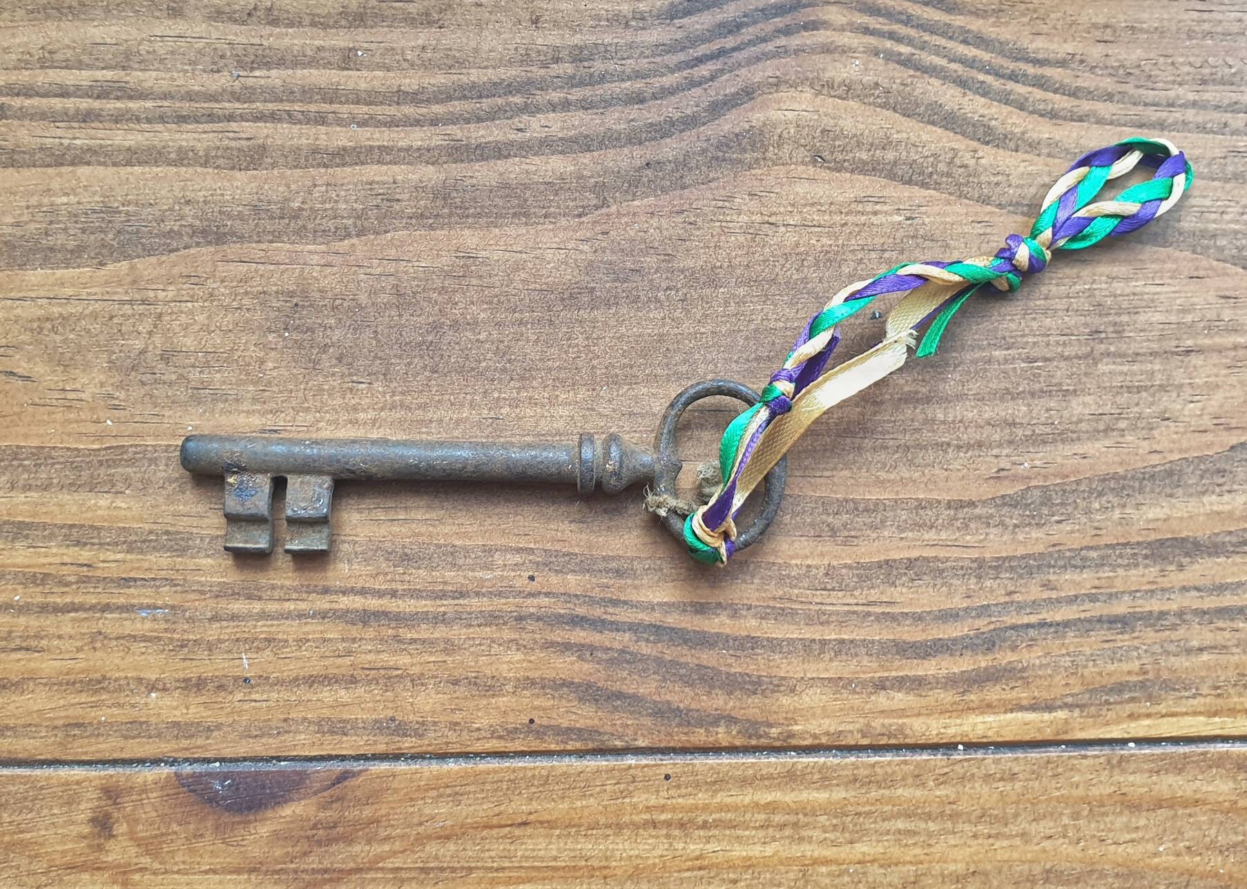 Français Clé Vintage Petite Vieille Locking Sort Déverrouillage Des Sorts Liant Rituels Hoodoo Objet