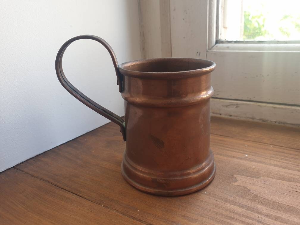 Français Tasse de Cuivre Vintage Calice Petit Wiccan Rituel Voyage Autel Kit Sabbat Outils Païens So