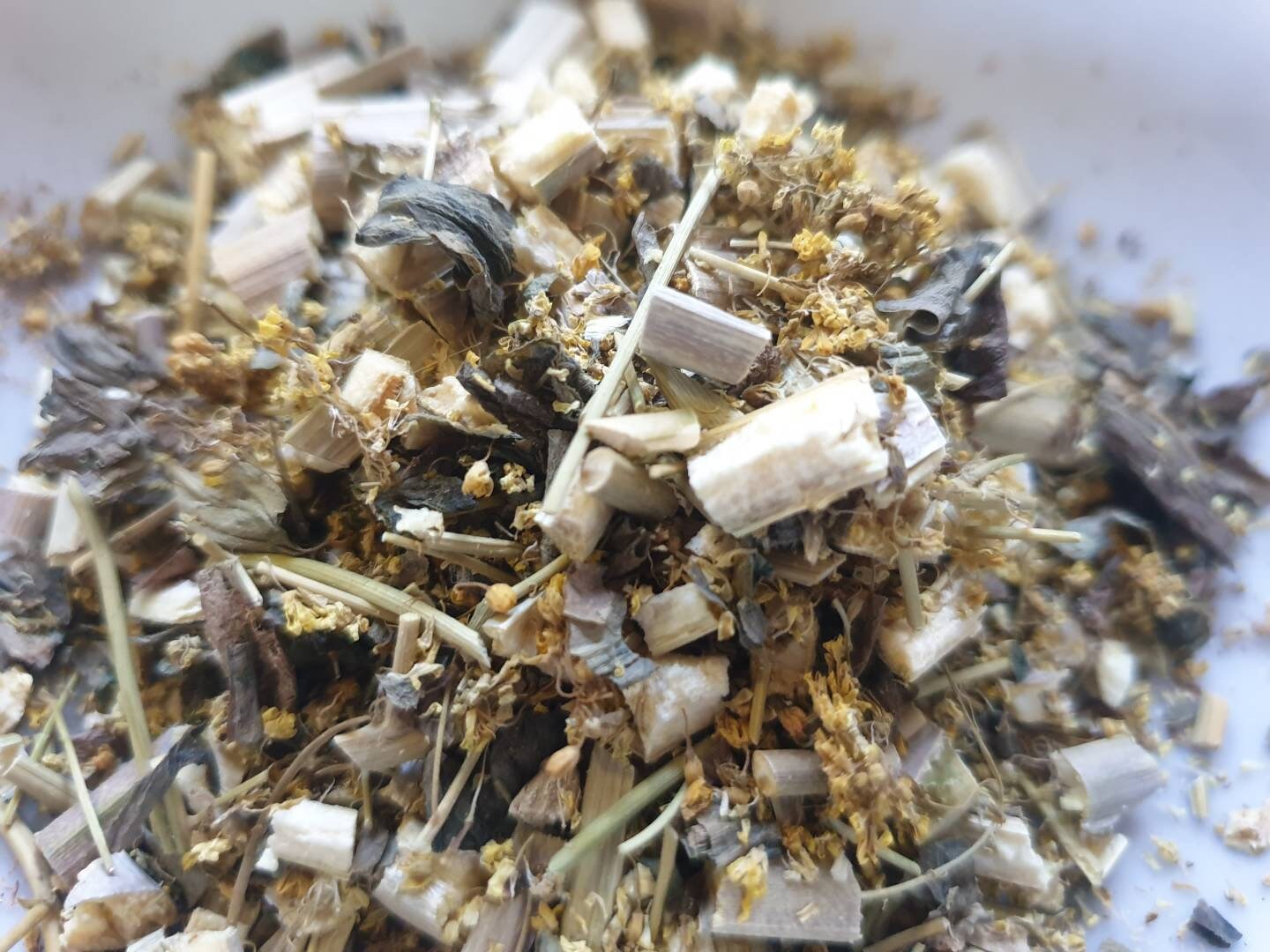 Woad Séché Pour Des Utilisations Magiques, Y Compris La Mort et Réincarnation, Les Sorts de Bannisse