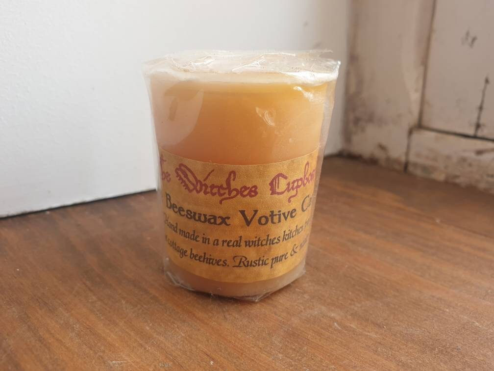 Bougie Naturelle de Cire d'abeilles Cirez-Lumière Bougie Votive Goddeas Wiccan d'autel