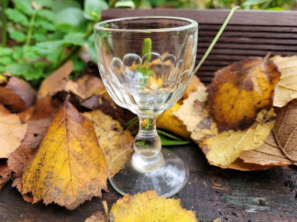 Petit Calice Rituel en Verre Vintage Petit Gobelet Tasse Sorcières Wiccan Autel Décor Païen Outils V