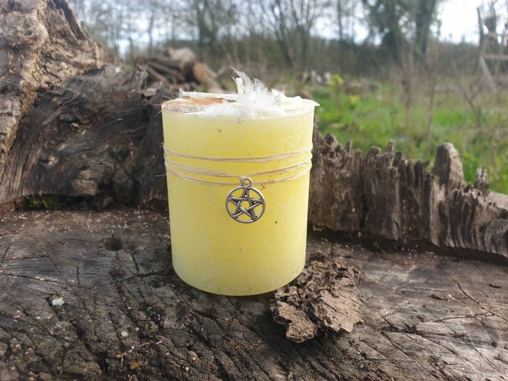 Bougie Élémentaire de Bougie Air Élément Quart Équilibrant Les Outils d'autel Wiccan Bougie