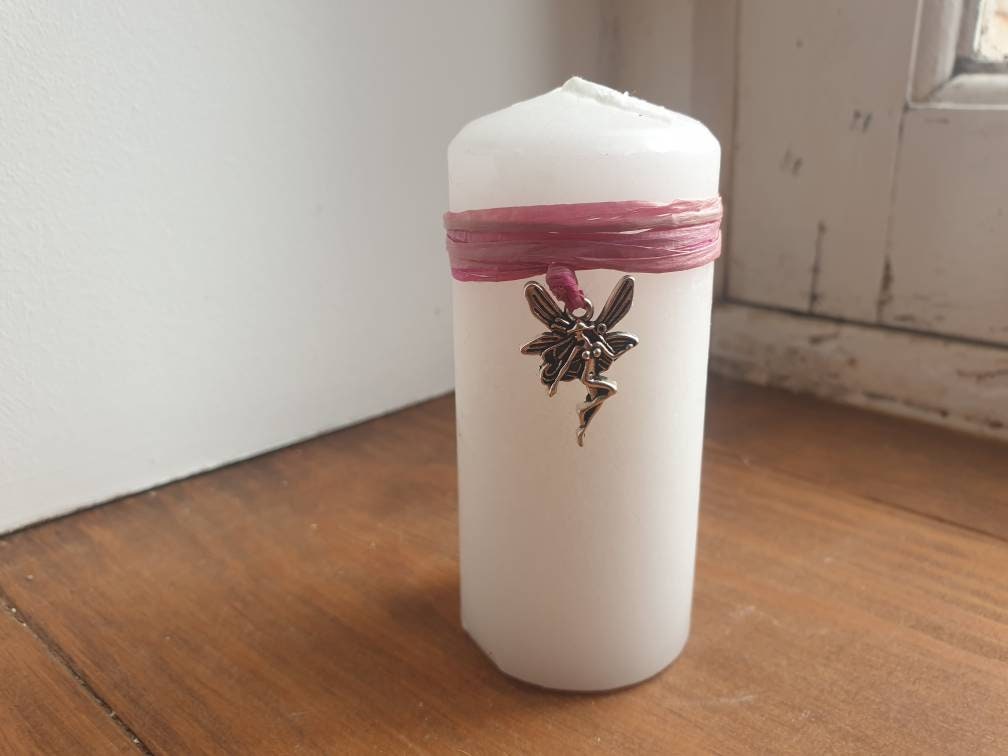 Fée Bougie Païenne Autel Wiccan Décor Sabbat Sorcières Sort Pleine Lune Rituel Esbat Fée Wicca Fae W