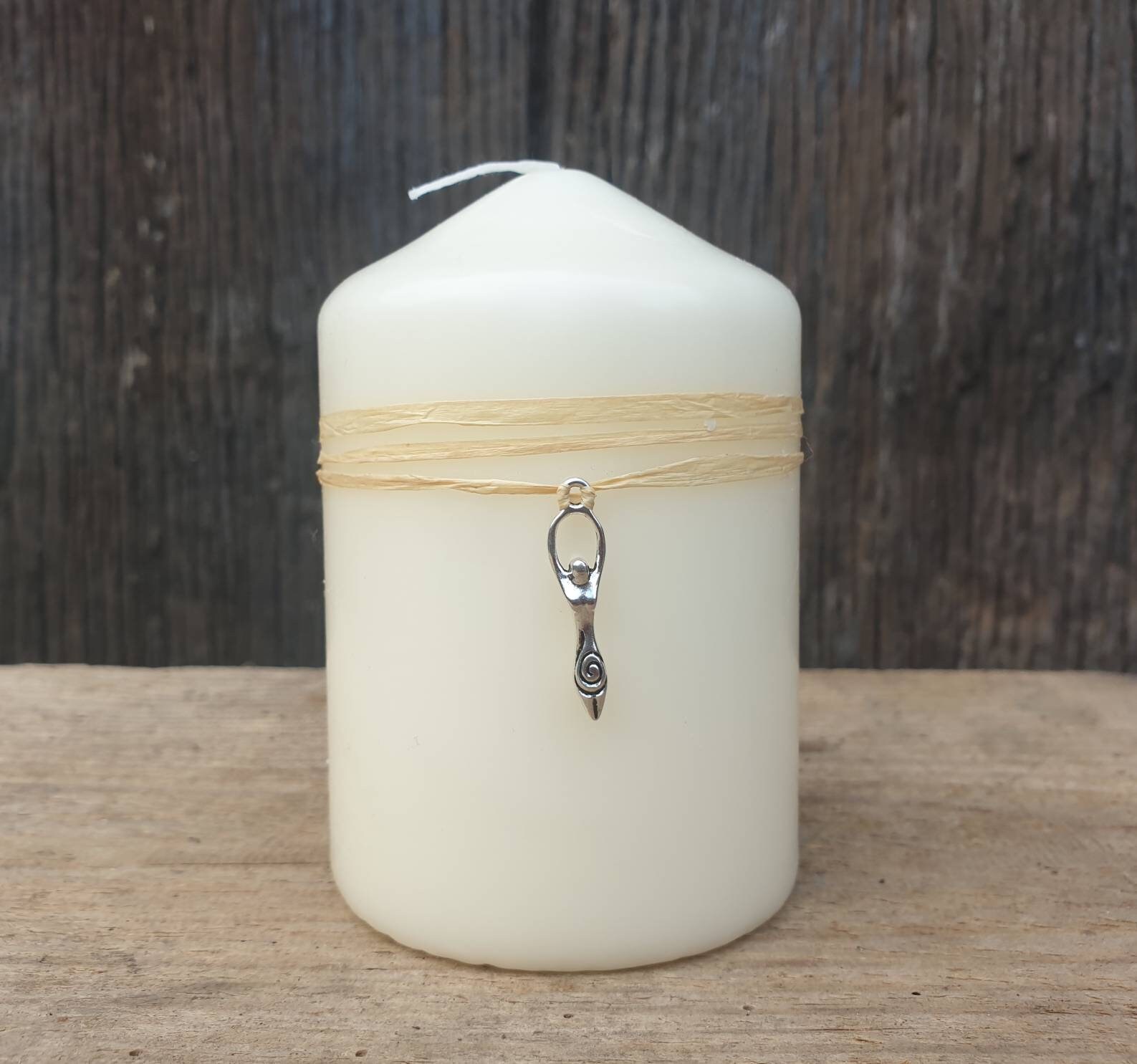 Bougie d'autel de Déesse Pour Le Décor Païen Pleine Lune Sorcières Bougies Les Outils Wiccan Rituel 