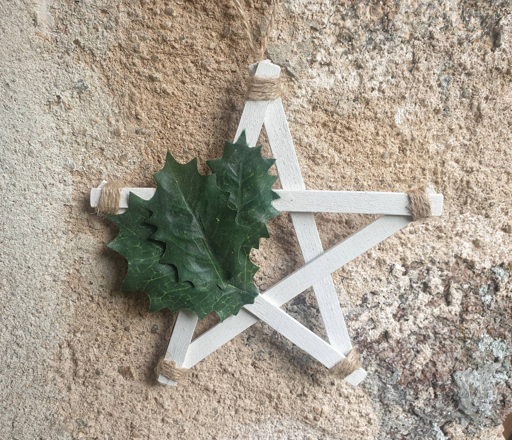 Pentagramme Topper Yule Arbre Décor de Solstice d'hiver Rituel Wiccan Autel Sorcières Étoile