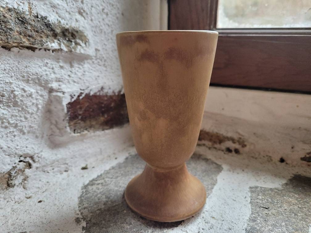 Vintage Stoneware Calice Grande Tasse Rituelle Pagan Autel Wiccan Outils Rituels Vin Goblet Coven Pi