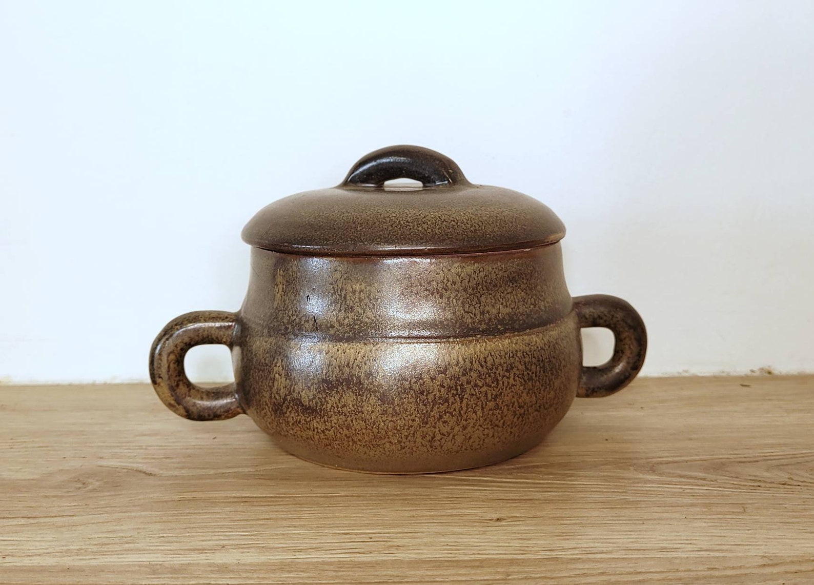 French Vintage Cauldron Ceramic Cauldron Blue Cauldron Small Etsy