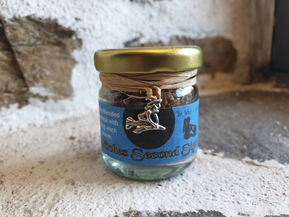 Deuxième Vue Mélange d'encens Pour Sorcières Divination Encens Criant Ensemençal Rituel Au Charbon d