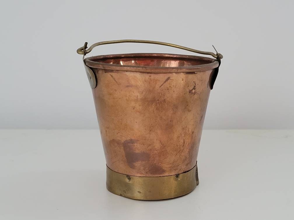 Petit Seau en Laiton Pour Brûler de L'encens Petit Brûleur d'encens Décor d'autel Voyage Bol d'offra