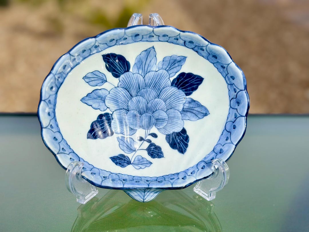 Vintage Maitland Smith Shell Shape Trinket Dish Hand Painted Thailand ...