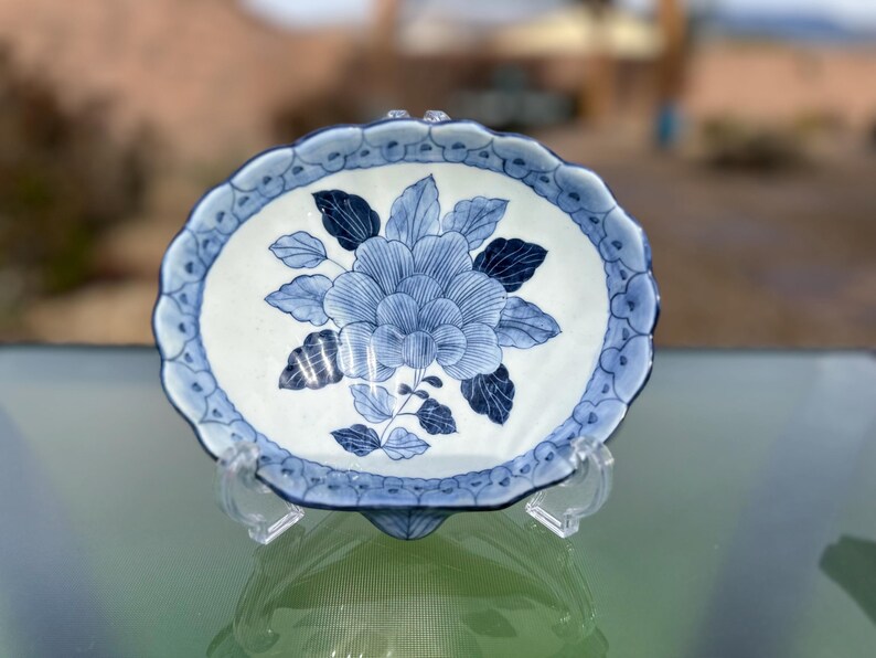 Vintage Maitland Smith Shell Shape Trinket Dish Hand Painted Thailand ...