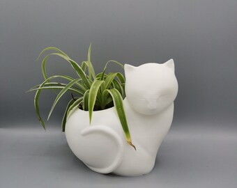 Cat Planter| Animal Planter | Cute Planter|Indoor Planter|Cactus Planter|Gift|Present|Container|Pot|Succulent