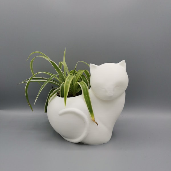 Jardinière chat | Planteur d'animaux | Jardinière mignonne|Jardinière d'intérieur|Jardinière de cactus|Cadeau|Présent|Conteneur|Pot|Succulente